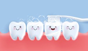 happy teeth cartoon